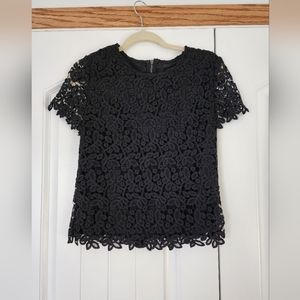 Black lace top